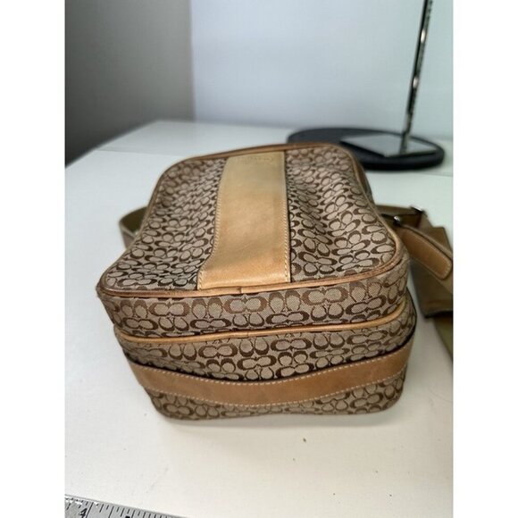 Vintage Coach 4274 Shoulder Bag Canvas/Leather Brown - Picture 7 of 10